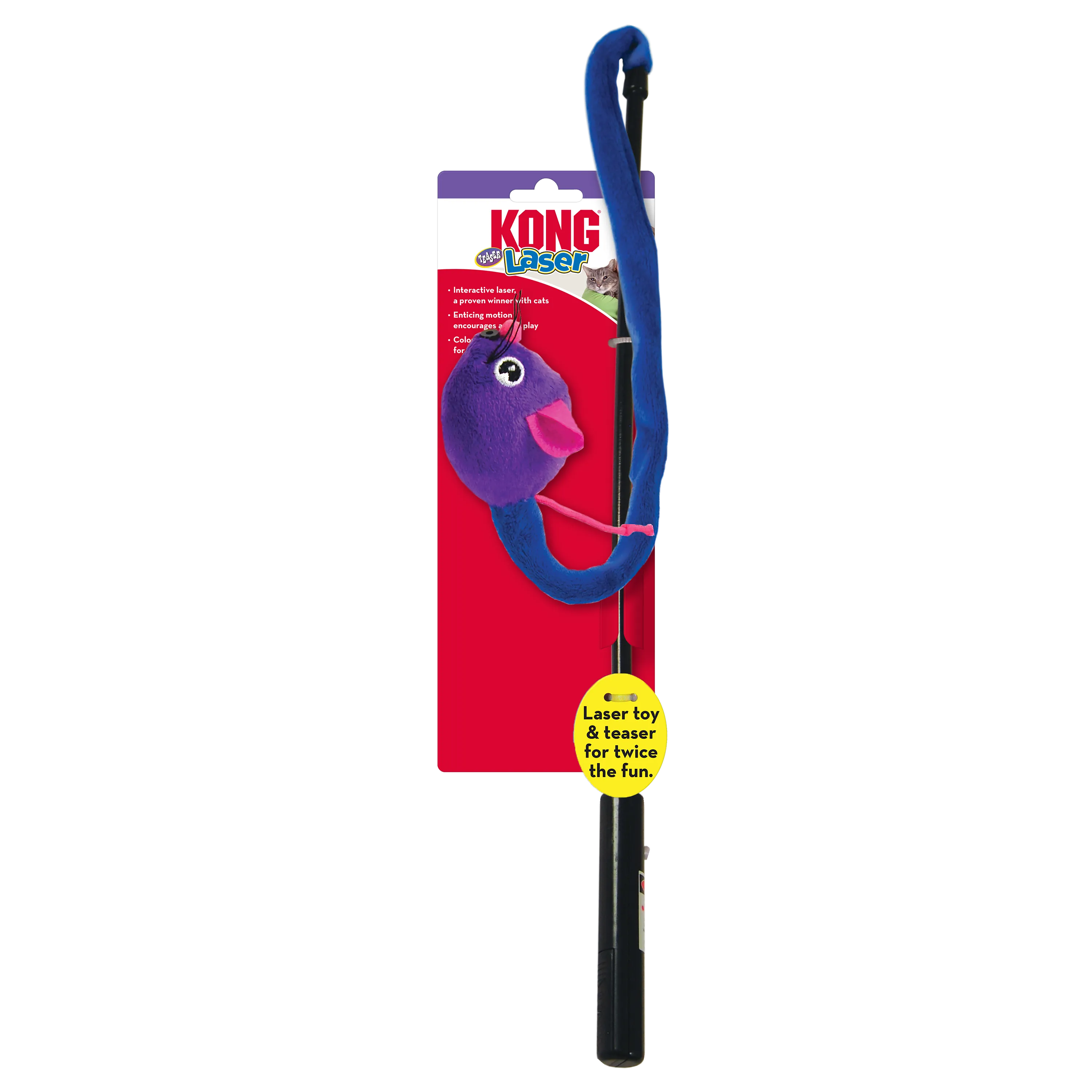20% OFF: Kong Laser Teaser Characters Cat Toy (Assorted Colour)