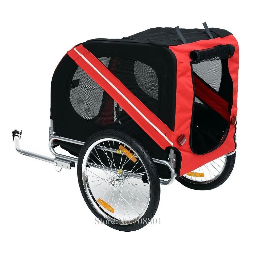 20inch Inflatable Wheel Pet Bicycle Trailer for Dogs