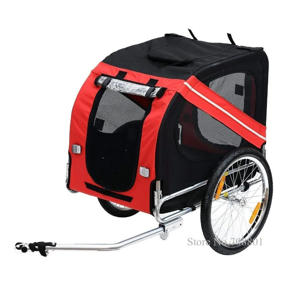 20inch Inflatable Wheel Pet Bicycle Trailer for Dogs