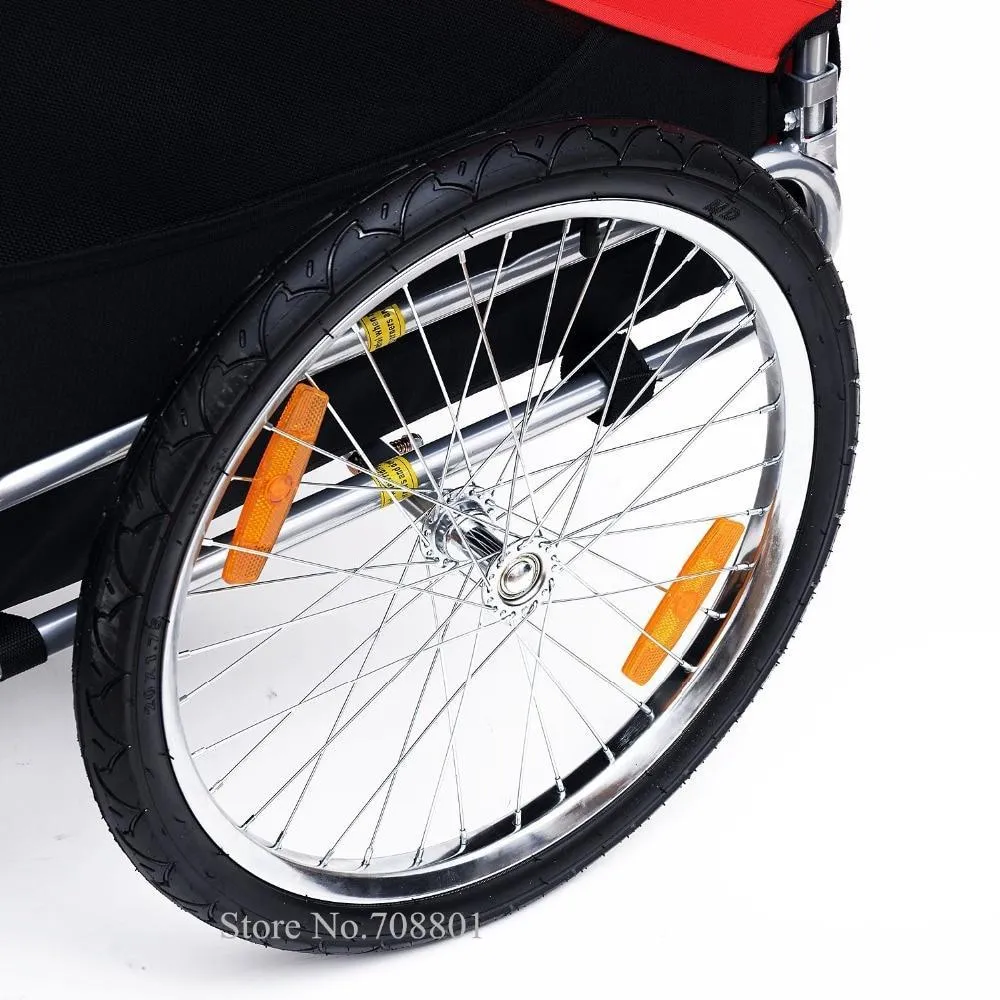 20inch Inflatable Wheel Pet Bicycle Trailer for Dogs