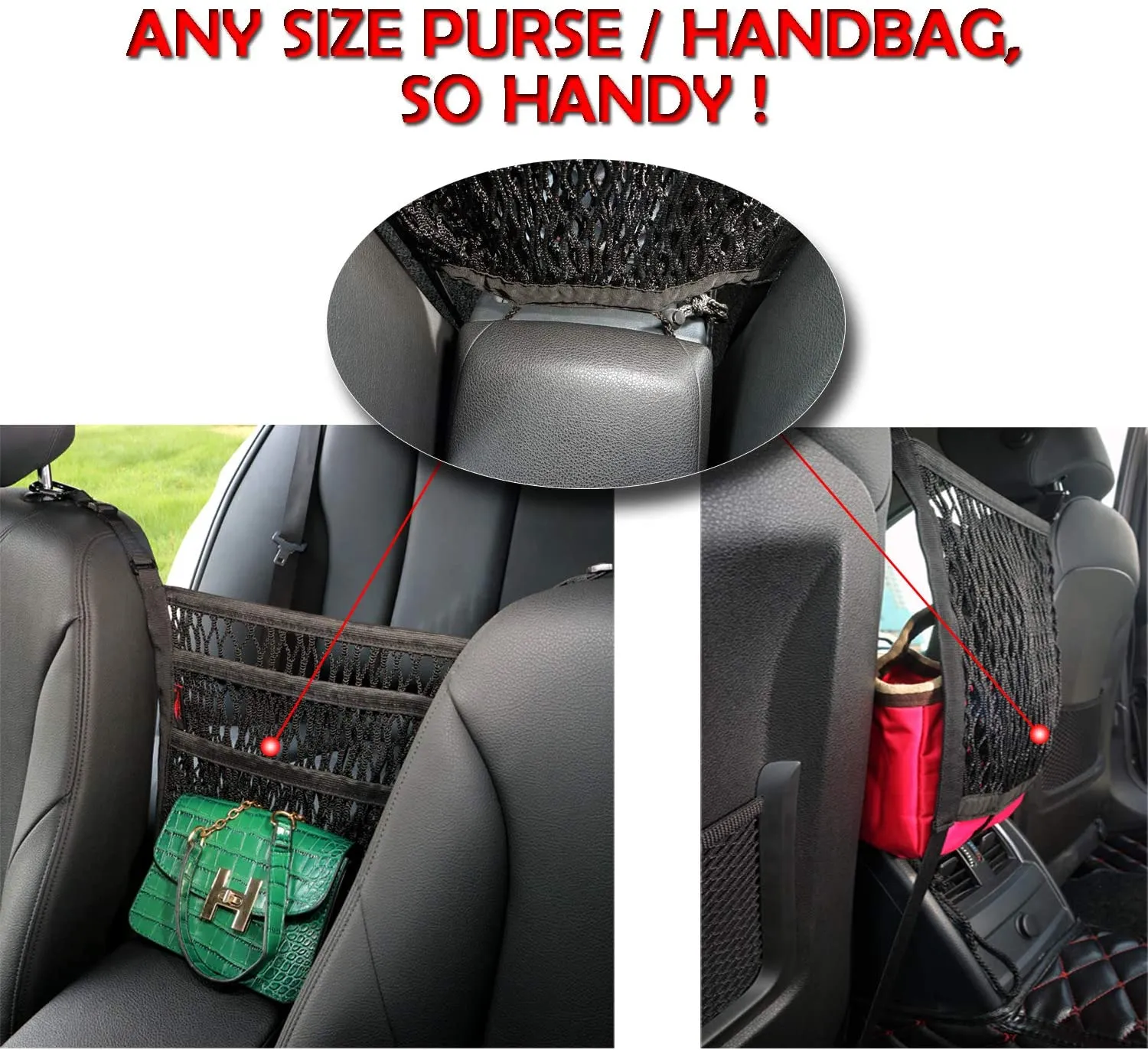 3-Layer Car Mesh Organizer