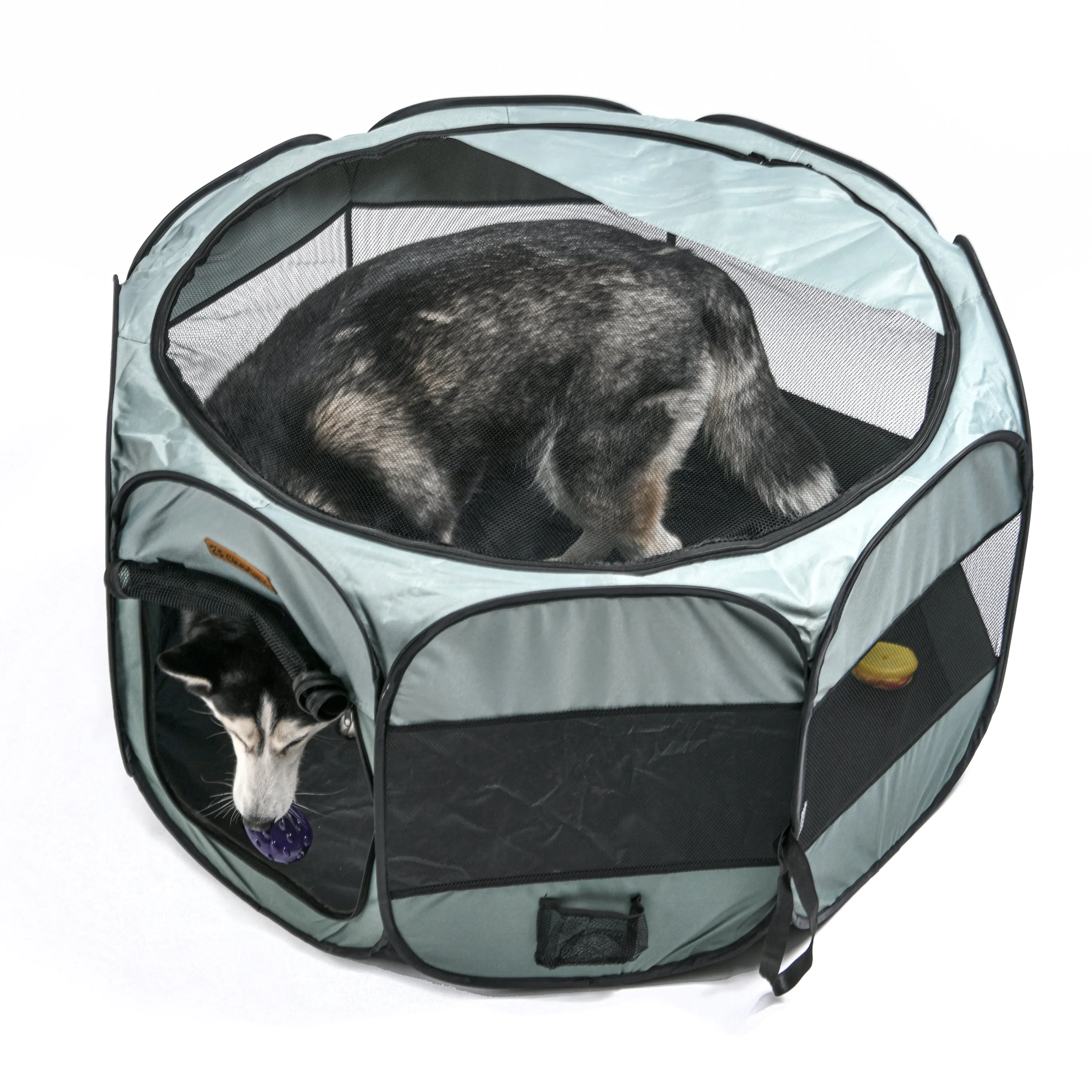 Adventure Pet Playpen Foldable Portable Crate Sage