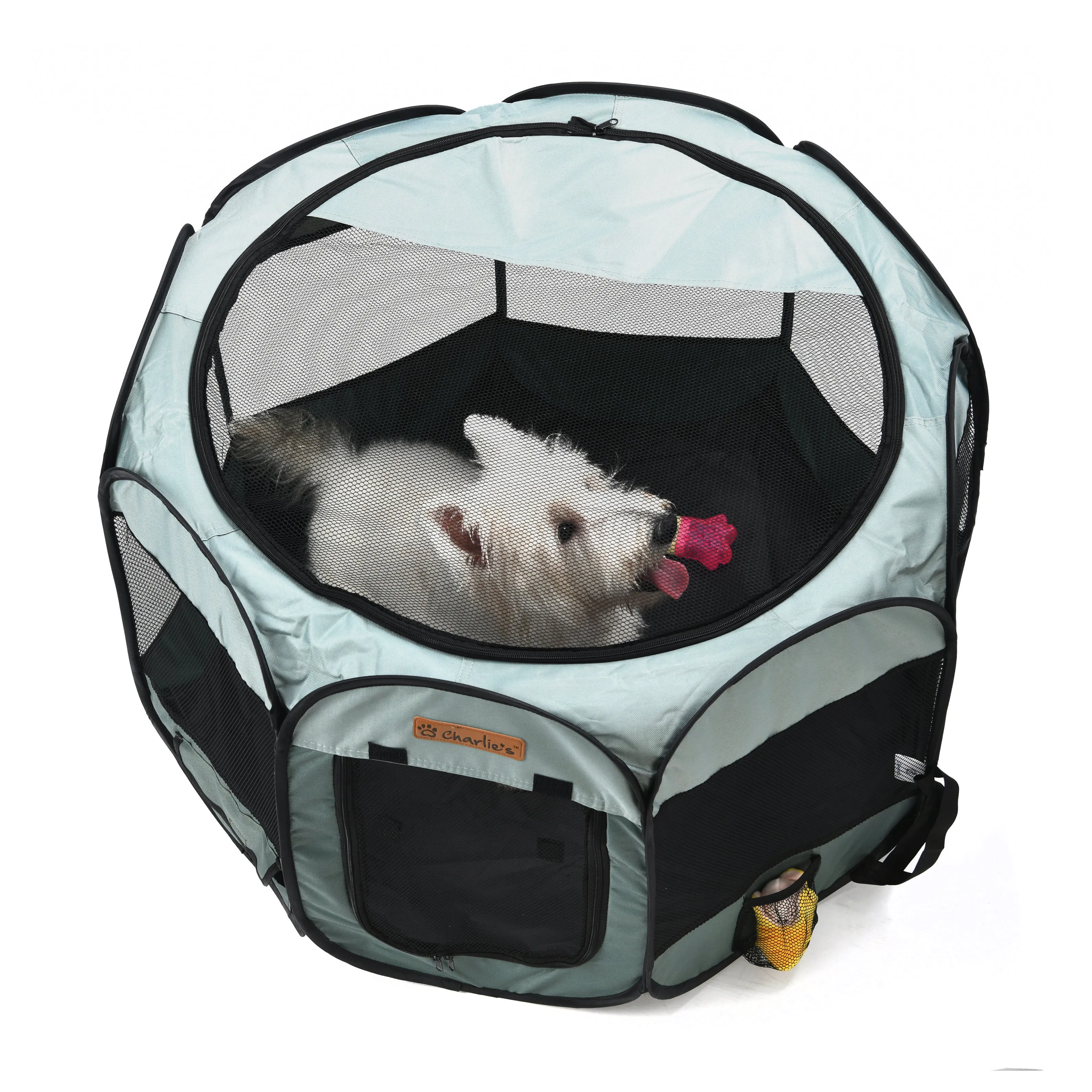 Adventure Pet Playpen Foldable Portable Crate Sage