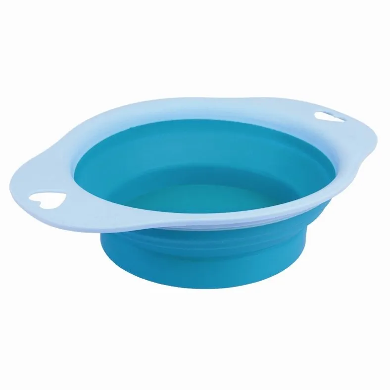 Blue Collapsible Pet Bowl