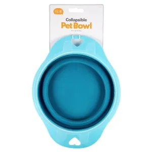 Blue Collapsible Pet Bowl