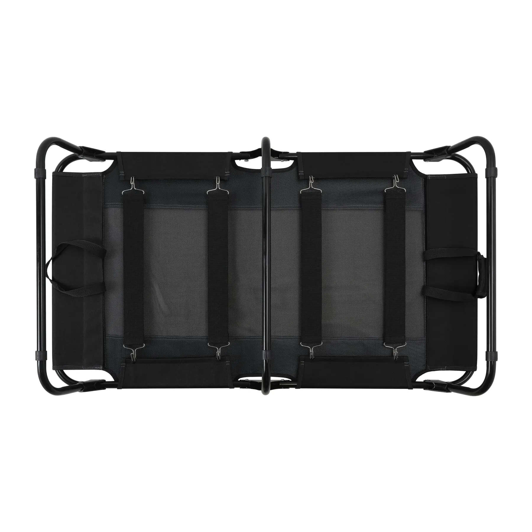 Charlie's Adventure Foldable Travel Trampoline Dog Bed 107x61x20cm Large Black