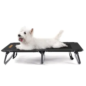 Charlie's Adventure Foldable Travel Trampoline Dog Bed 107x61x20cm Large Black