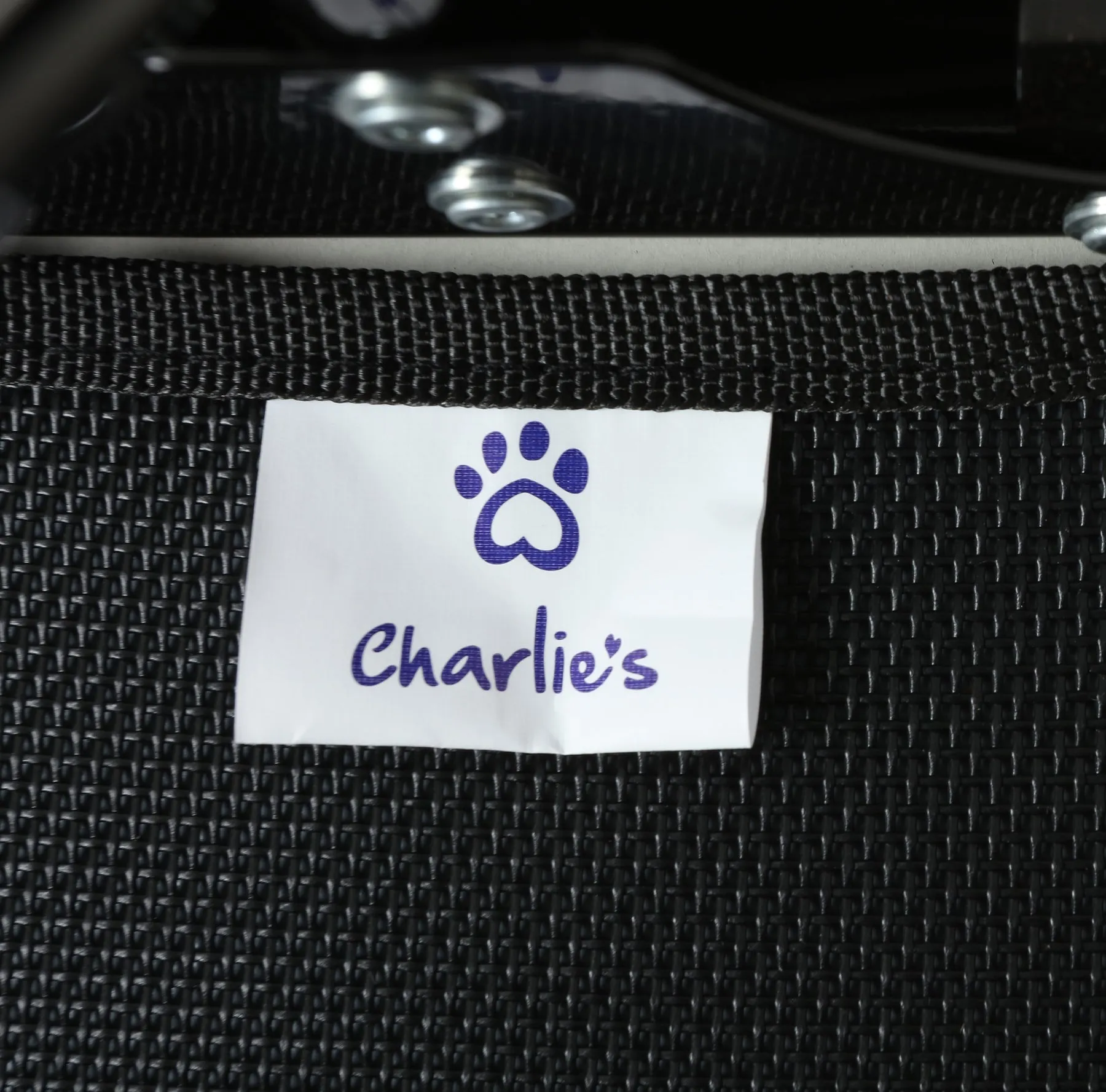 Charlie's Adventure Foldable Travel Trampoline Dog Bed 107x61x20cm Large Black