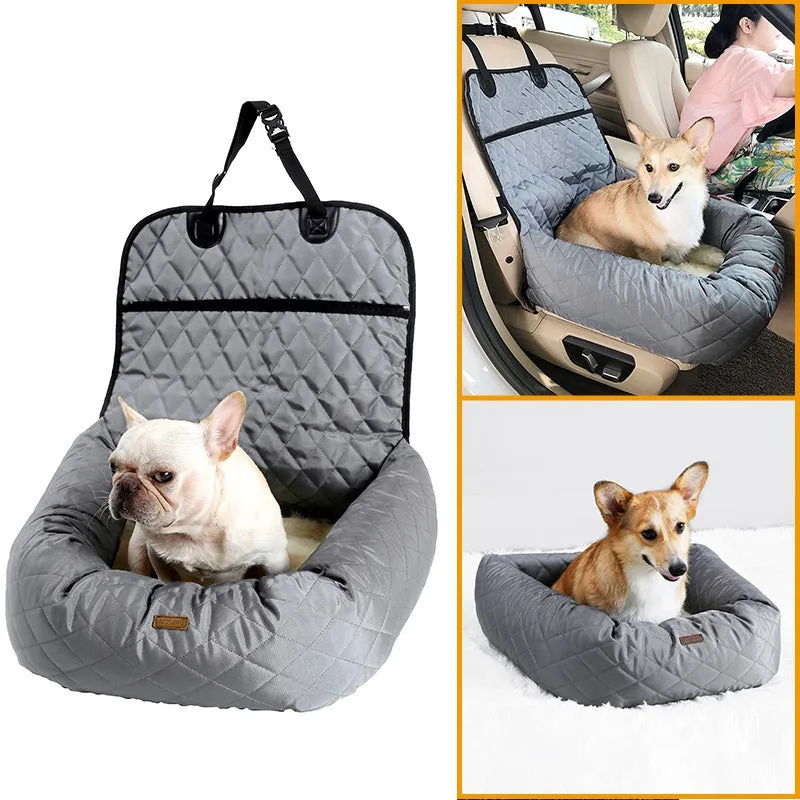 Dog Carrier Car Seat and Pet Bed