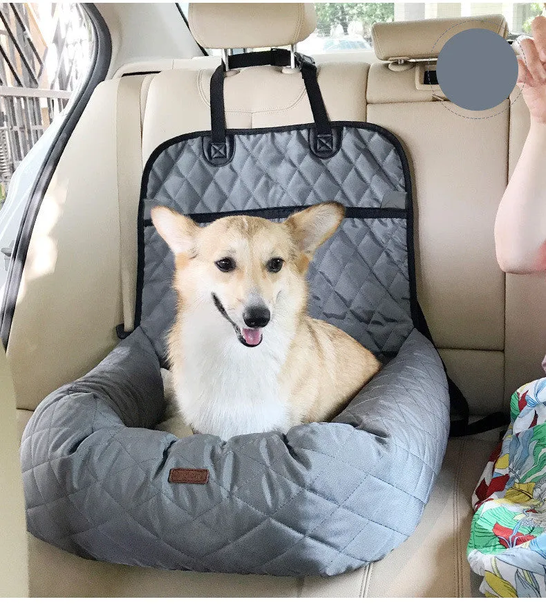 Dog Carrier Car Seat and Pet Bed