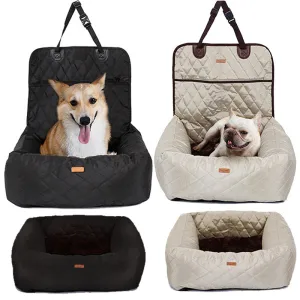 Dog Carrier Car Seat and Pet Bed