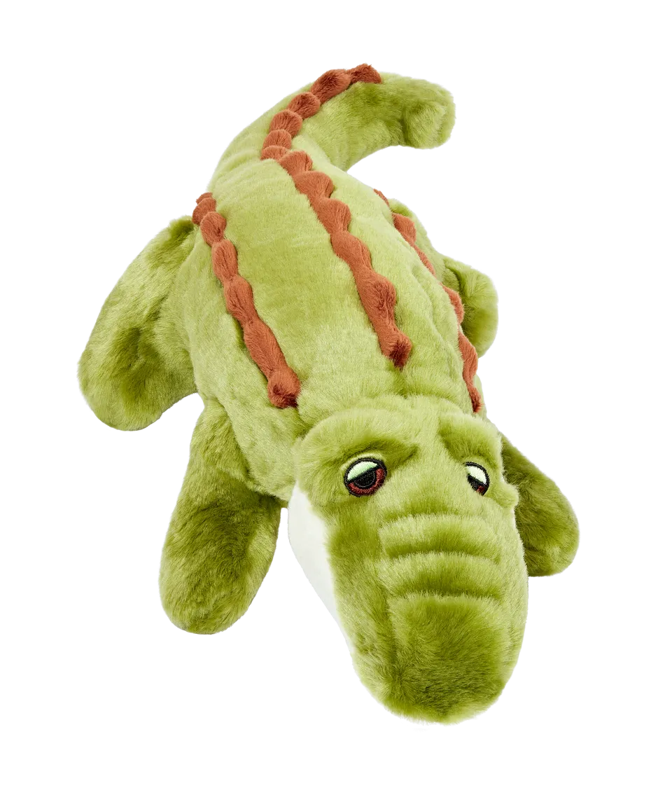 Fluff & Tuff Georgia Gator Plush Dog Toy
