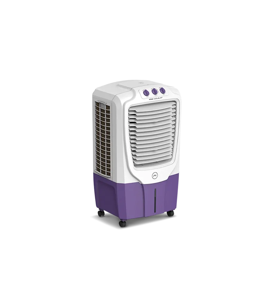 Godrej CL EDGE CBPD 107 RBFN5 PR 87 Litre Desert Air Cooler (Purple, Mechanical Control, 4-Way Air Deflection, 18-Inch Fan, Inverter Compatible)