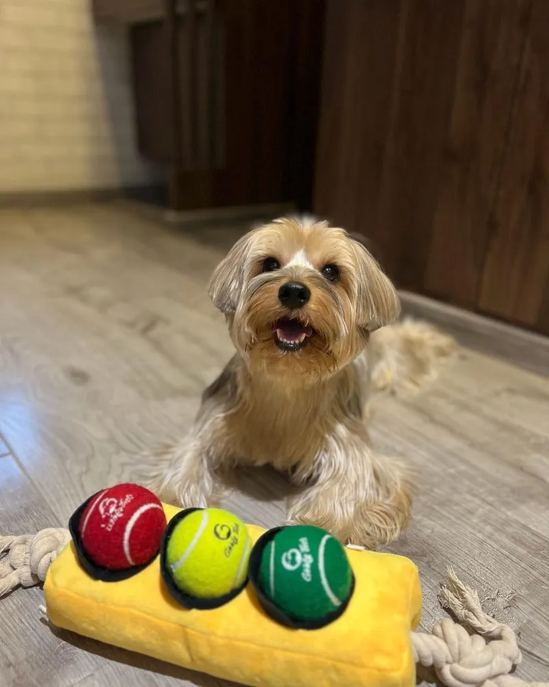 Goofy Tails 4 in 1 Traffic Light Plush Toy For Dogs | Crinkle Toys For Puppy | Rope Toys For Dogs