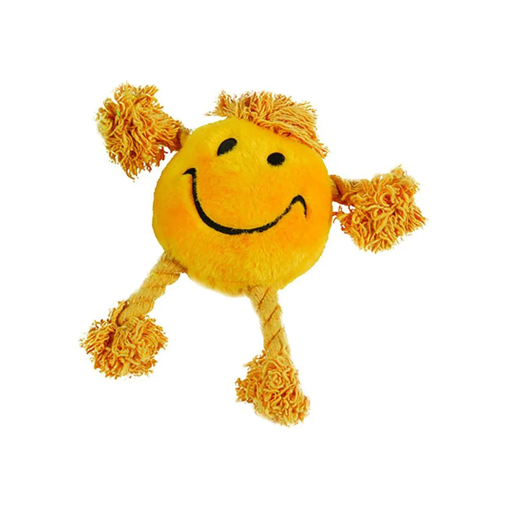 Happy Pet Happy Faces Yellow Dog Toy
