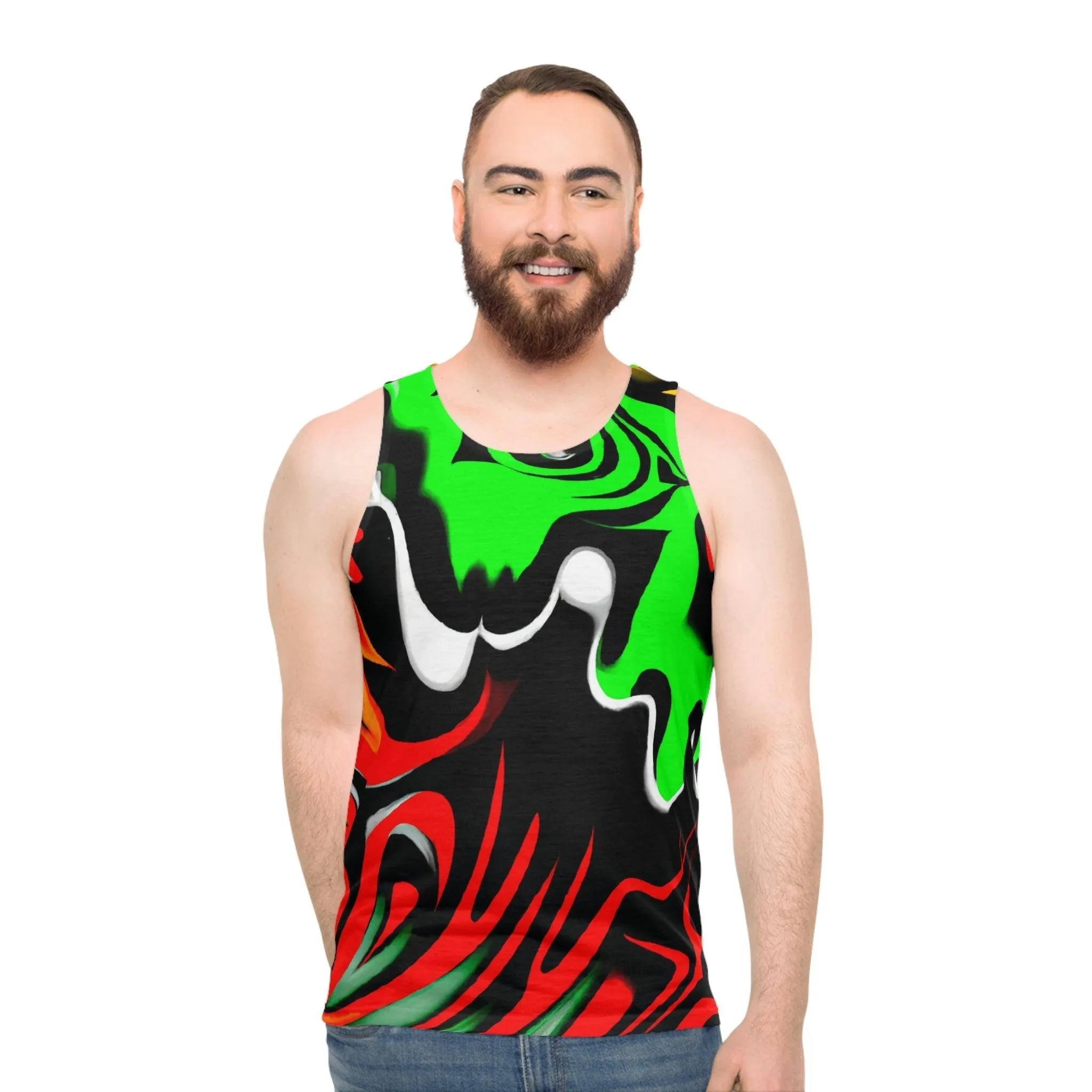 Hawaiian Lava Unisex Tank Top