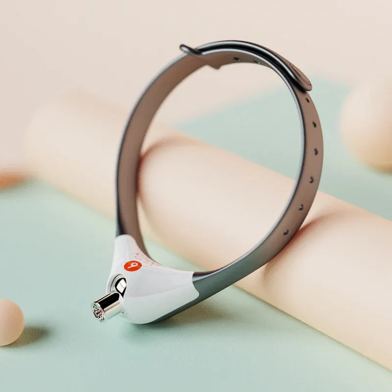 Interactive Pet Laser Toy Adjustable Wearable Electric Cat Laser Collar-USB Rechargeable