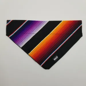 LARGE BLACK SARAPE DOG BANDANA. 106