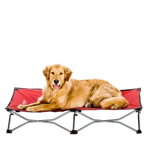 Large Portable Pup Pet Bed - Red
