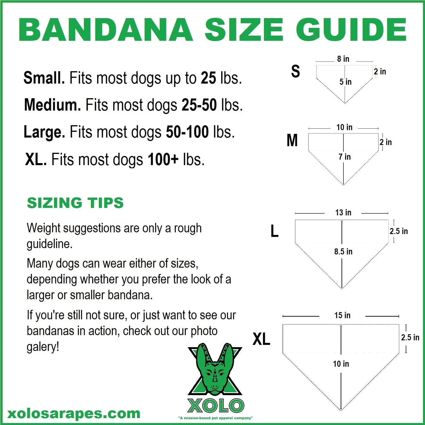 LARGE RETRO SARAPE DOG BANDANA. 118