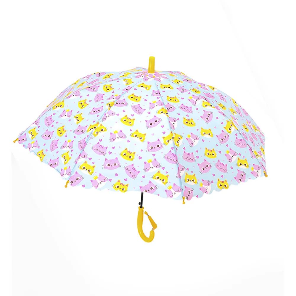 Little Surprise Box Cute Cat Face Umbrella for Kids
