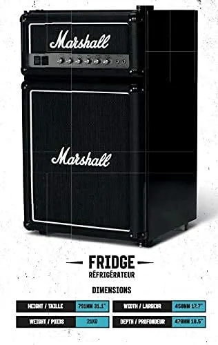 Marshall Refrigerator 92 Litre Black Edition 3.2 Marshall MF32BLKNA