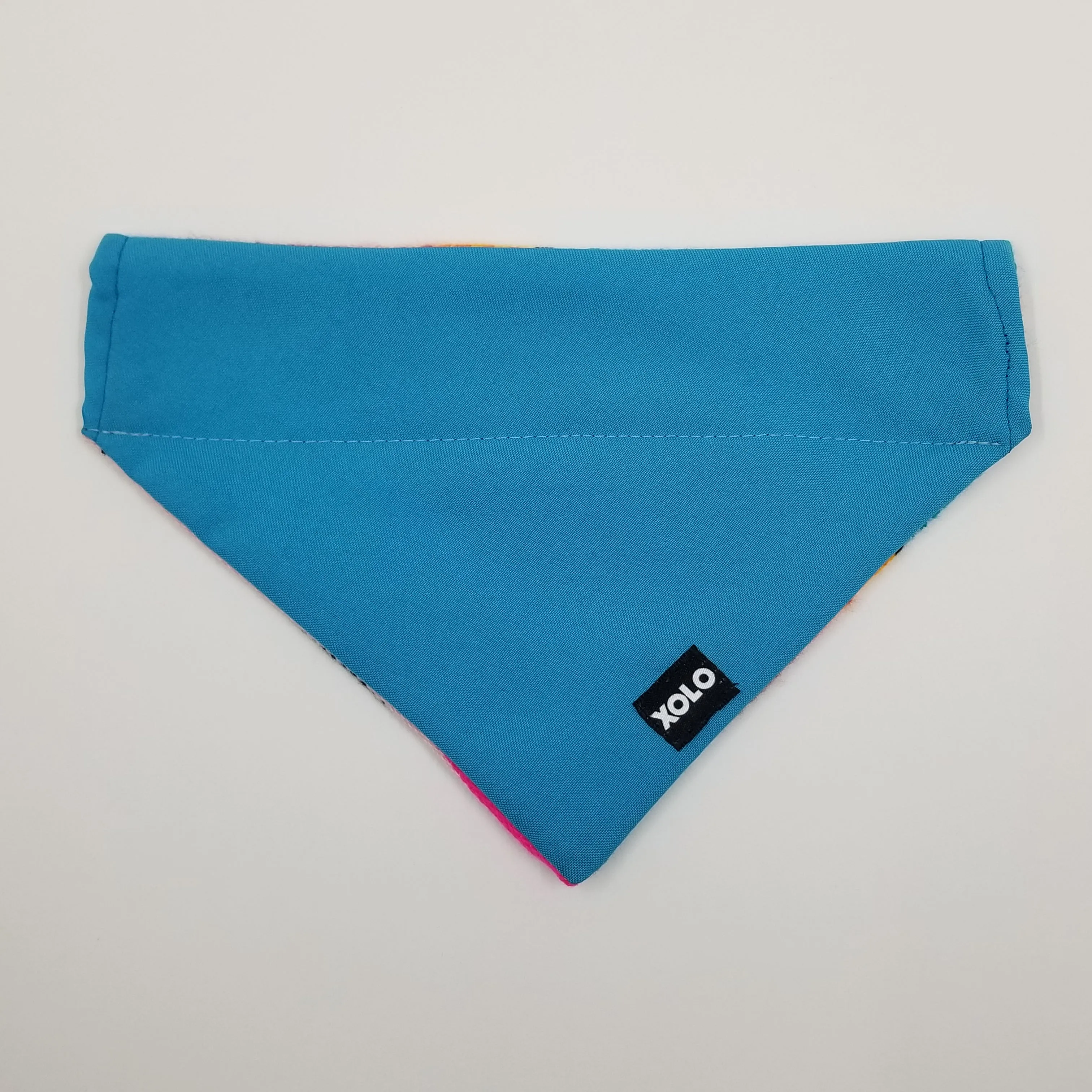 MEDIUM BLUE SARAPE DOG BANDANA. 218