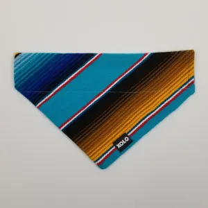 MEDIUM BLUE SARAPE DOG BANDANA. 218