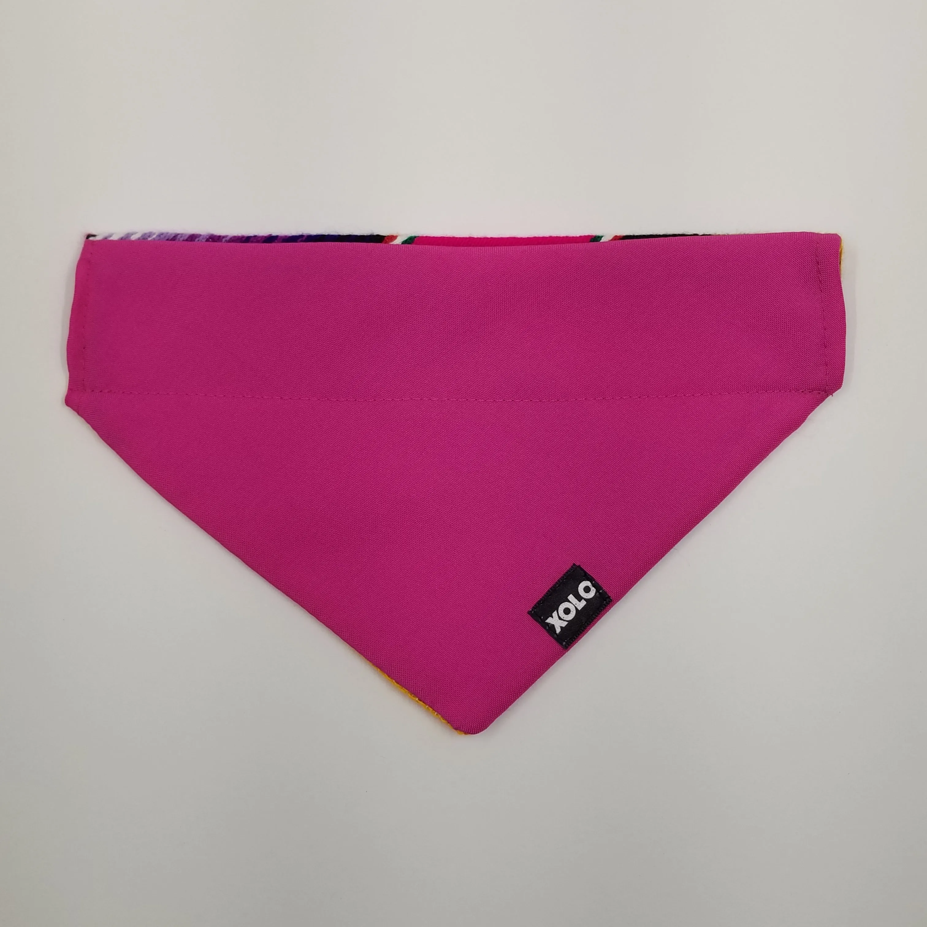 MEDIUM PINK SARAPE DOG BANDANA 212