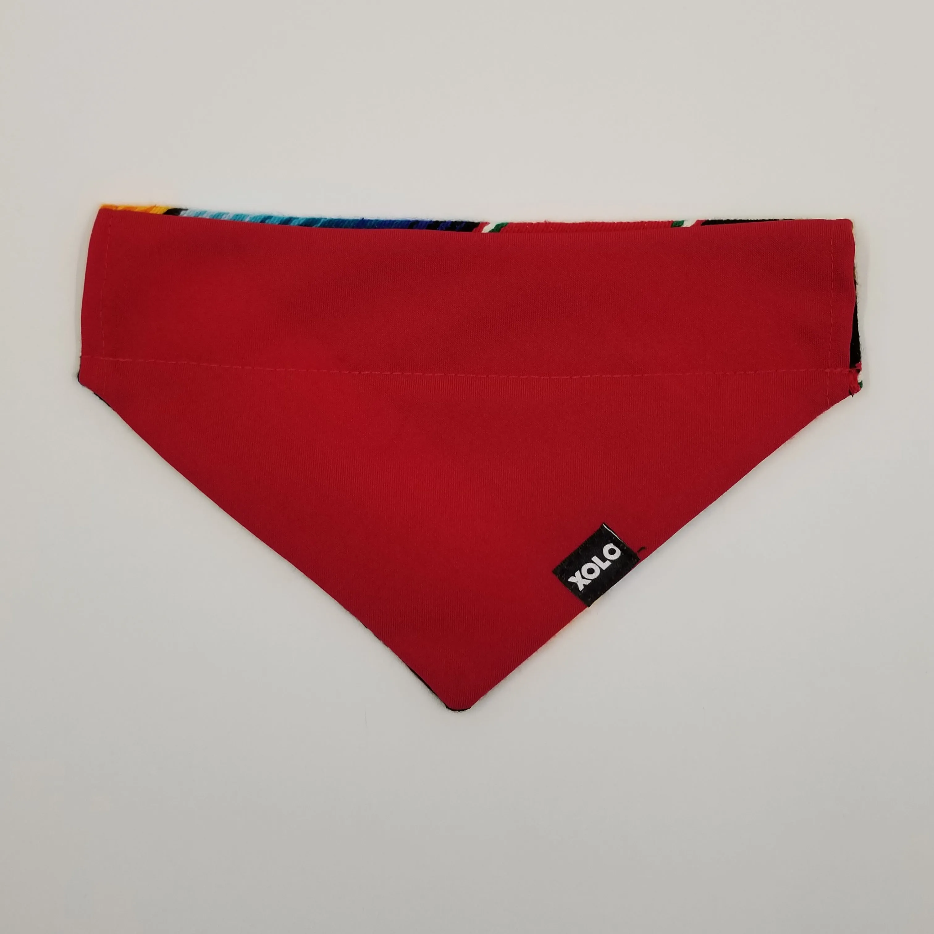 MEDIUM RED SARAPE DOG BANDANA 226