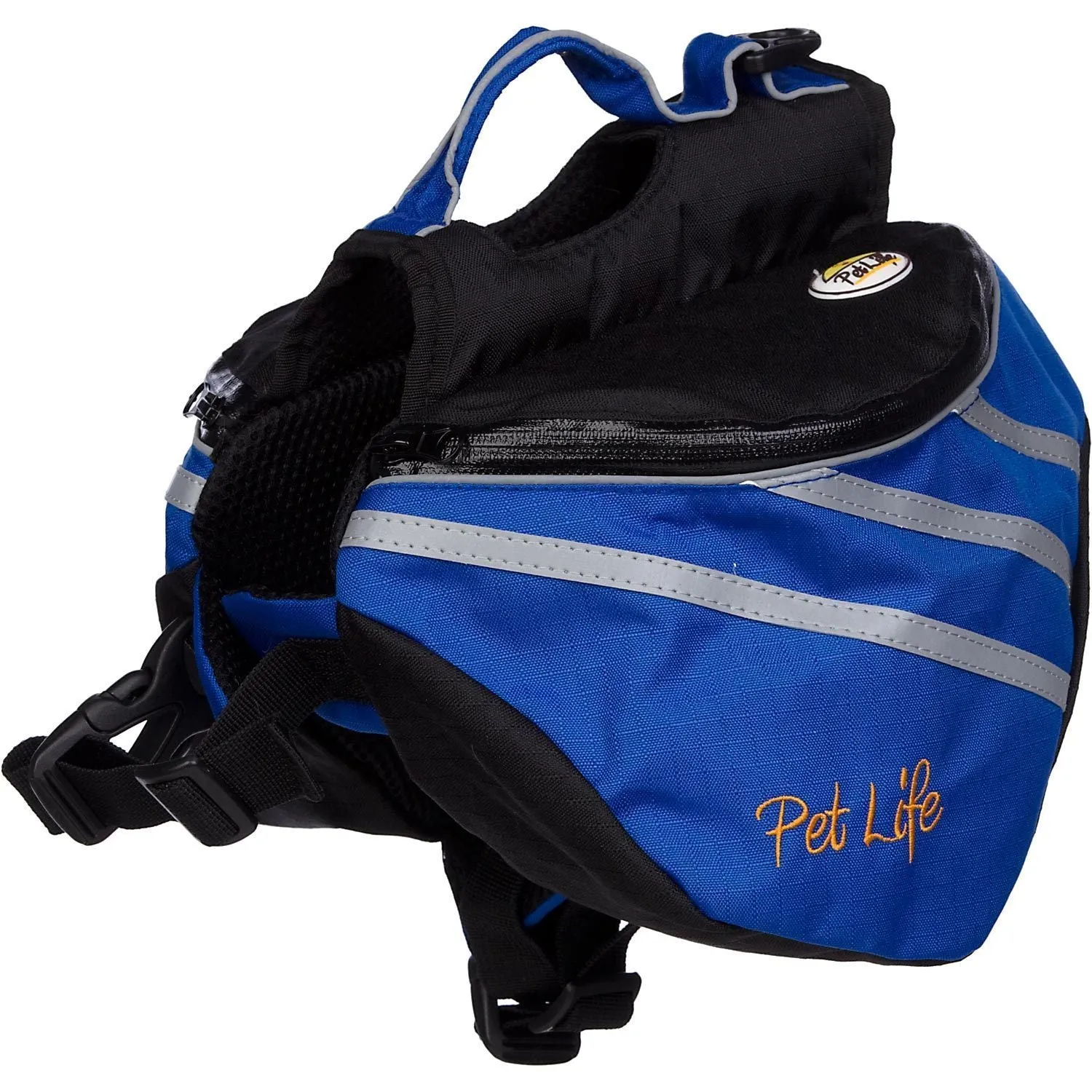 Pet Life ® 'Everest' DUPONT Waterproof Reflective Travel Fashion Designer Outdoor Camping Pet Dog Backpack Carrier