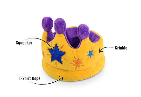 P.L.A.Y. Party Time Plush Dog toys, Canine Crown