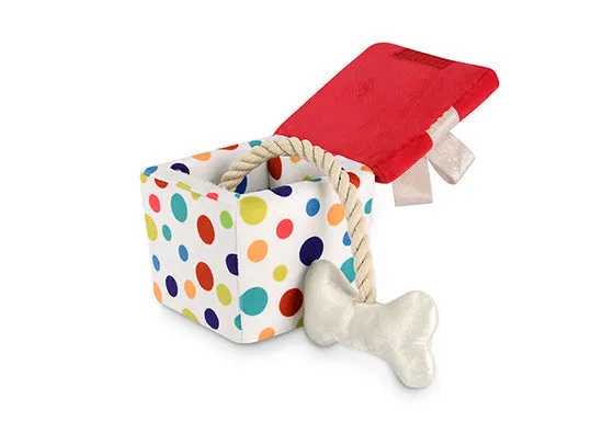 P.L.A.Y. Party Time Plush Dog toys, Pawfect Present