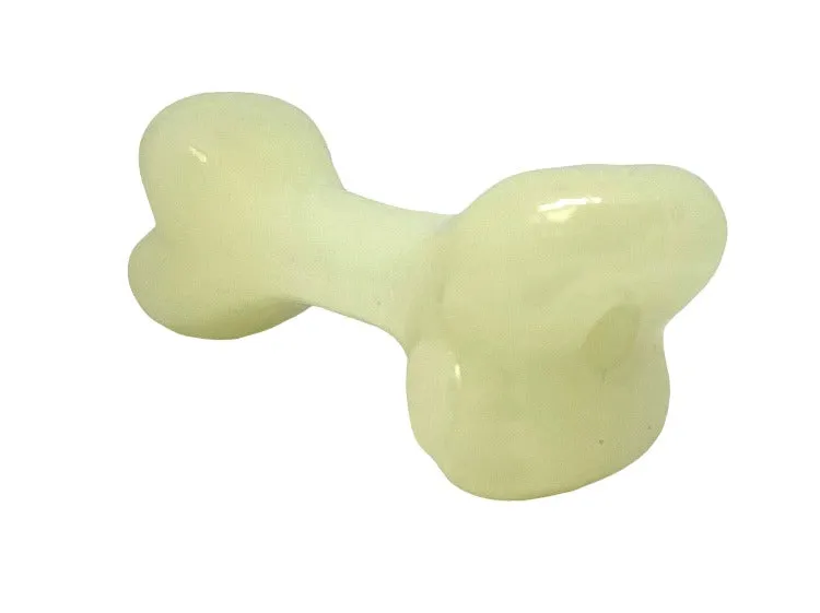 PUP-X Synthetic Rubber Chewing & Floating Bone Toy - Glow in the Dark
