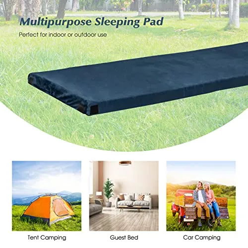 Safstar Memory Foam Camping Mattress, Roll Up Travel Mattress