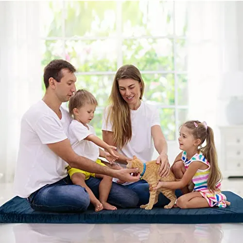 Safstar Memory Foam Camping Mattress, Roll Up Travel Mattress