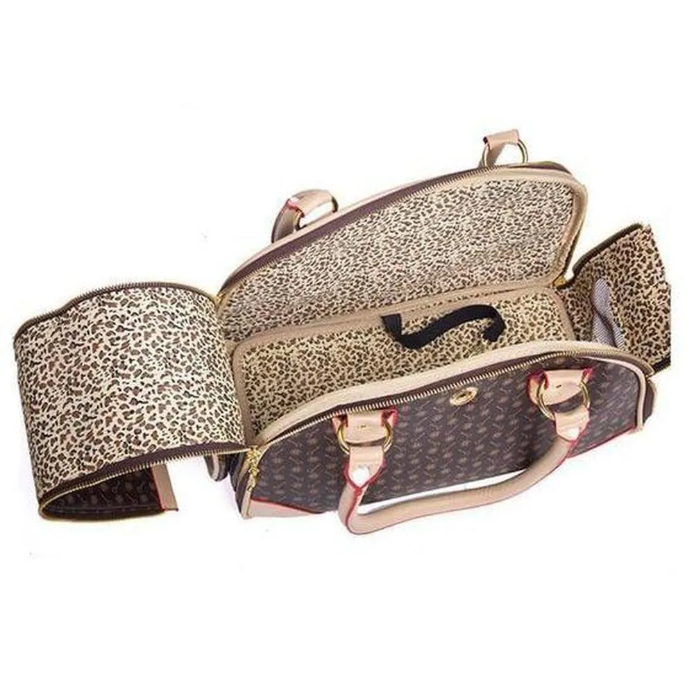 Stylish Checkered Tote Pet Carrier