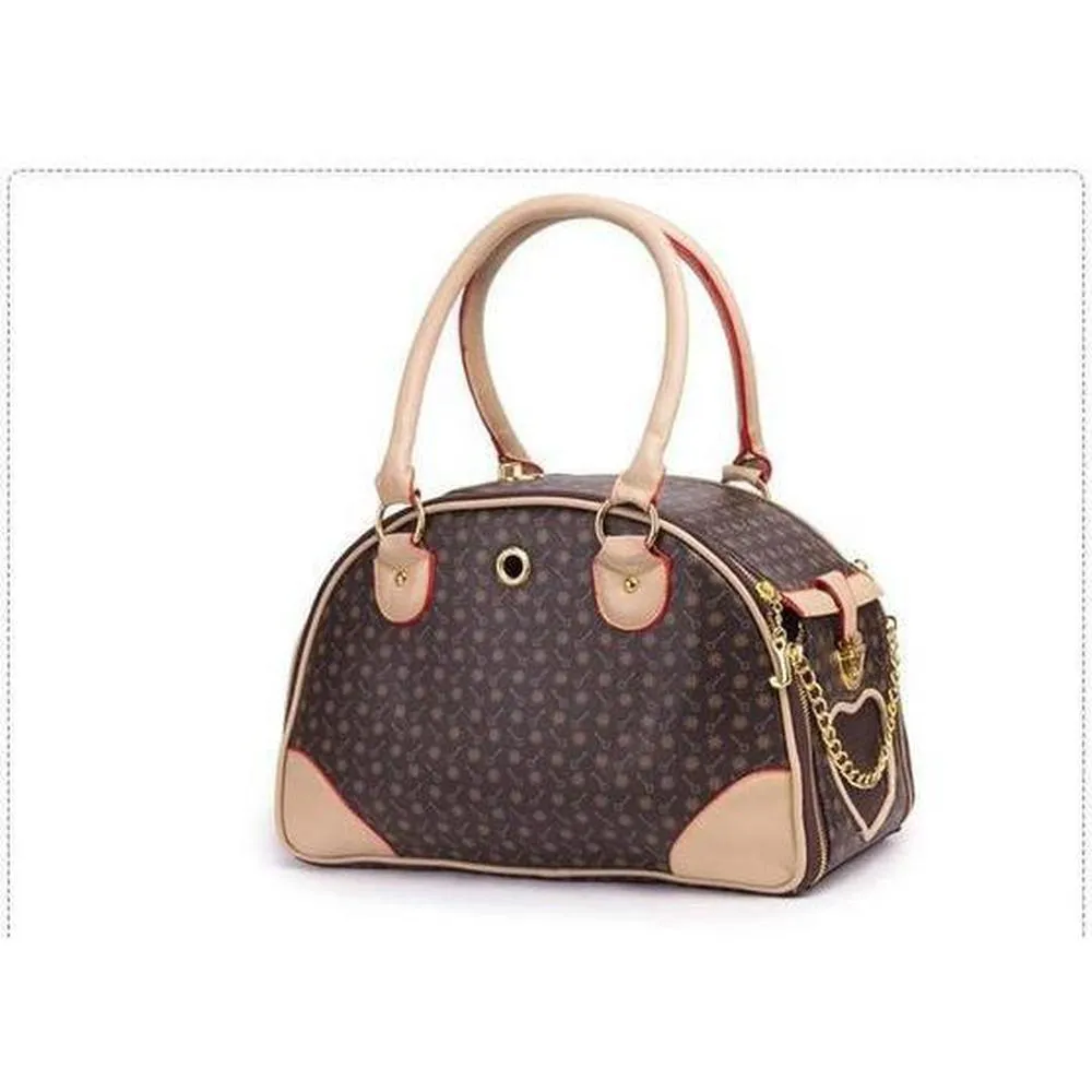 Stylish Checkered Tote Pet Carrier