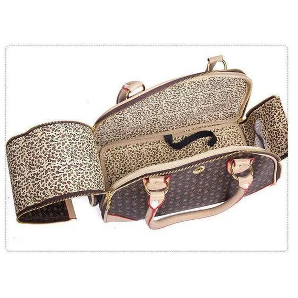 Stylish Checkered Tote Pet Carrier