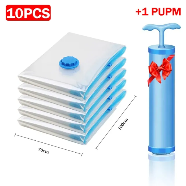 Vacuum Storage Bag Quilts Clothes Waterproof Compression Air Bag Foldable Dustproof and Moisture-Proof Household Storage Sack