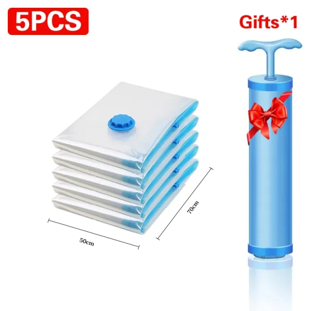 Vacuum Storage Bag Quilts Clothes Waterproof Compression Air Bag Foldable Dustproof and Moisture-Proof Household Storage Sack
