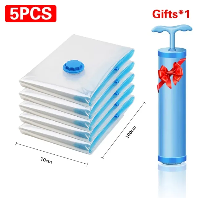 Vacuum Storage Bag Quilts Clothes Waterproof Compression Air Bag Foldable Dustproof and Moisture-Proof Household Storage Sack
