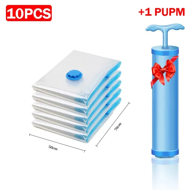 Vacuum Storage Bag Quilts Clothes Waterproof Compression Air Bag Foldable Dustproof and Moisture-Proof Household Storage Sack