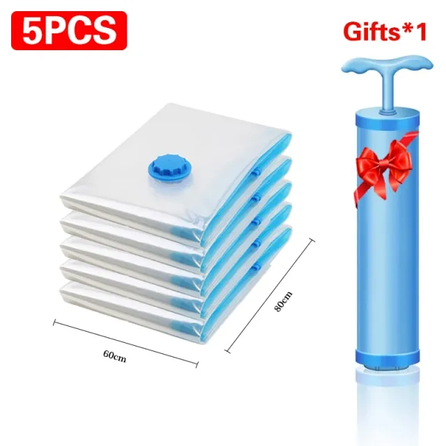 Vacuum Storage Bag Quilts Clothes Waterproof Compression Air Bag Foldable Dustproof and Moisture-Proof Household Storage Sack