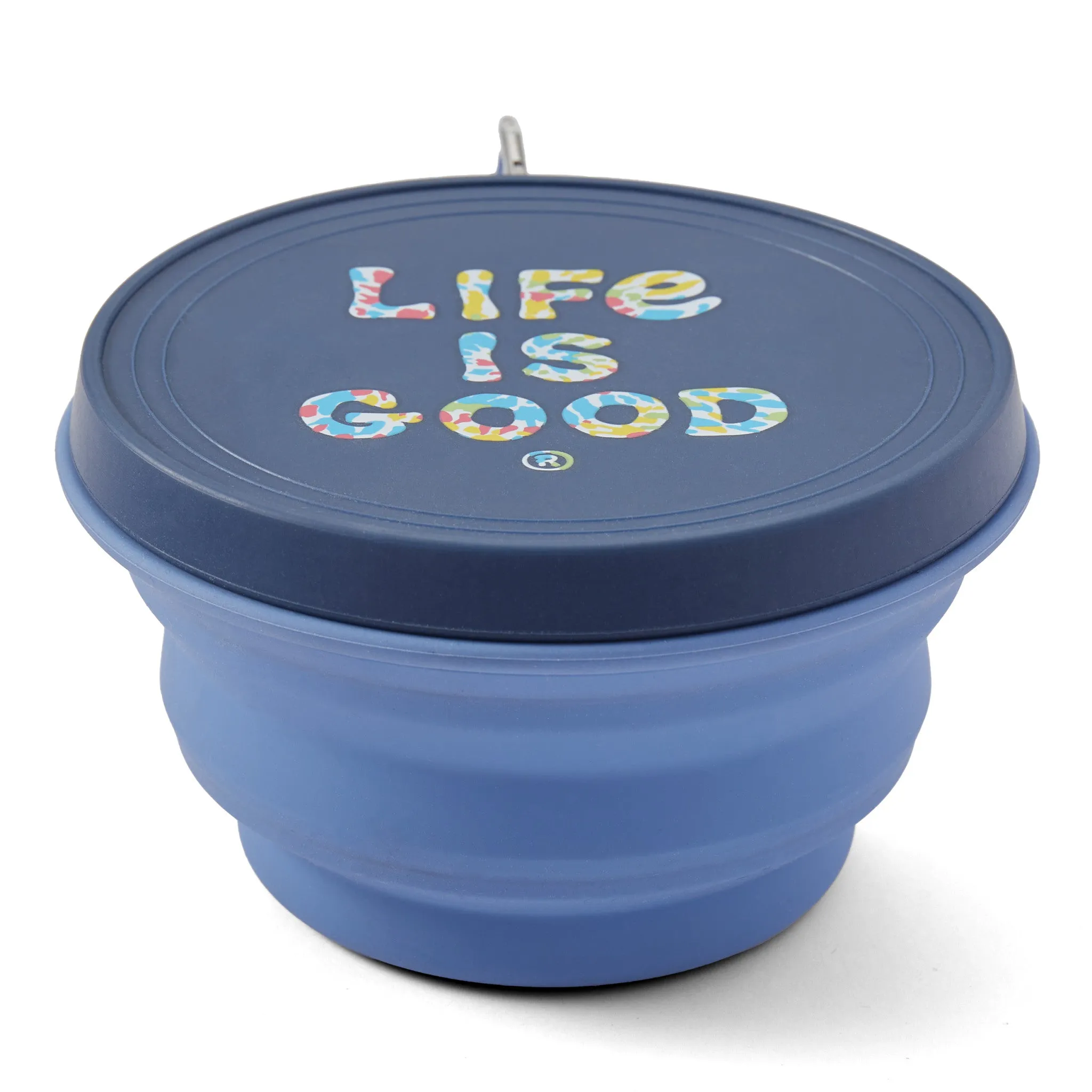 Vintage Stack Silicone Travel Bowl with Lid