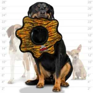 VIP Tuffy's Mega Gear Ring Dog Toy, Tiger