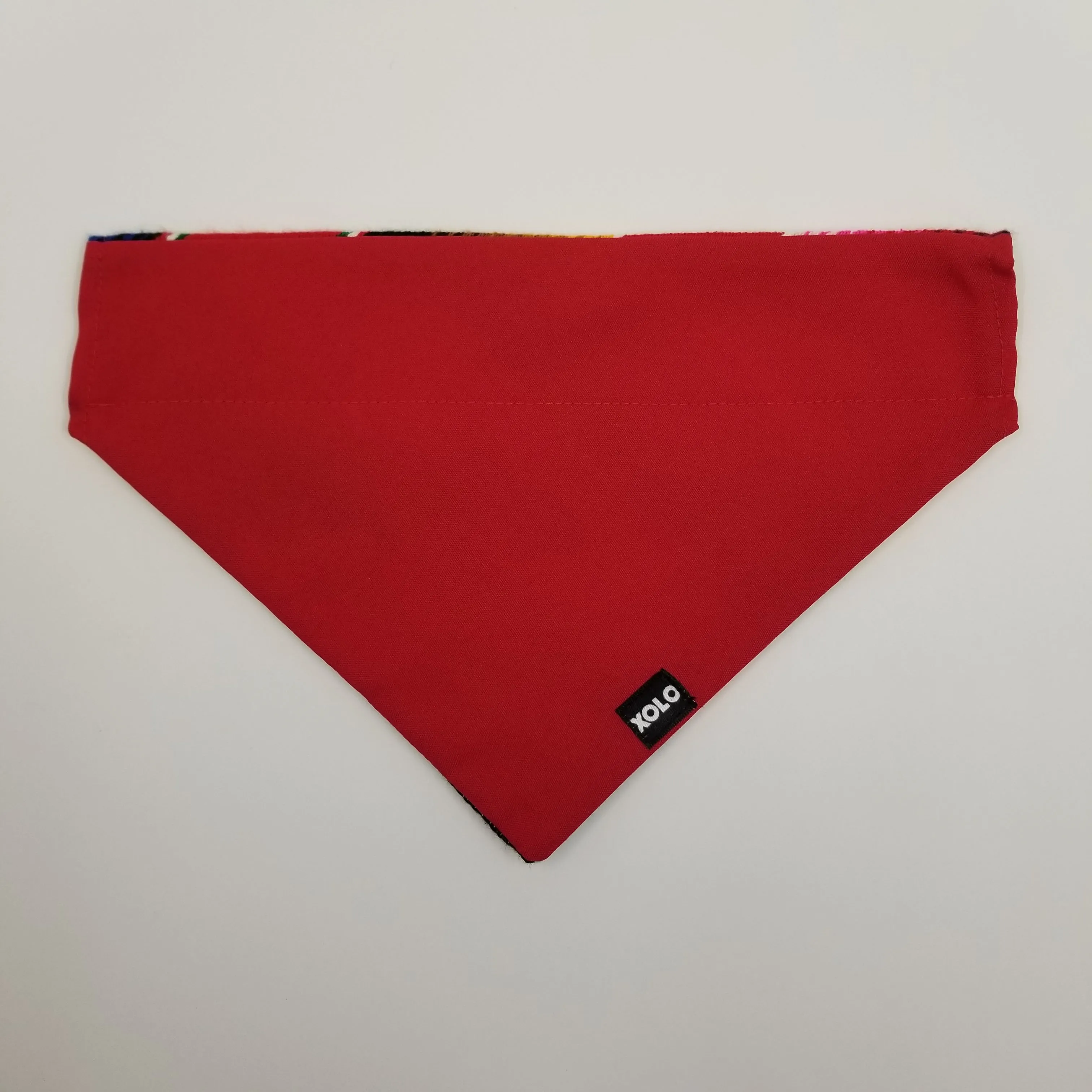 XL RED SARAPE DOG BANDANA 288